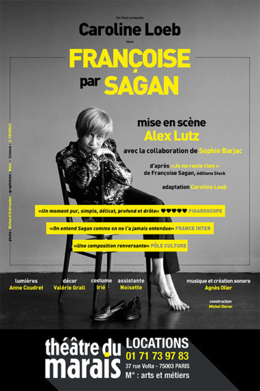 Affiche Françoise par Sagan