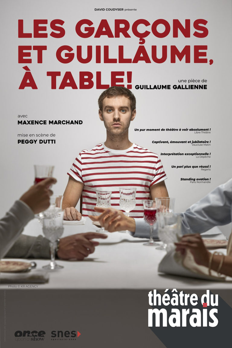 Affiche Les garçons et Guillaume à table