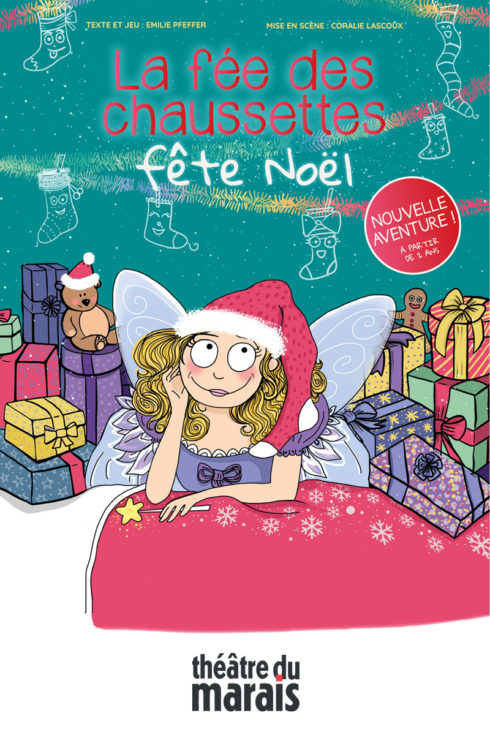Affiche La Fée des chaussettes fête Noël