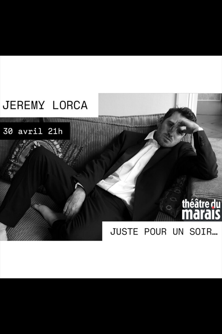 Affiche Jérémy Lorca