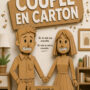 Affiche Un Couple en carton