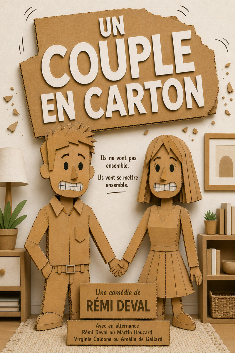 Affiche Un Couple en carton